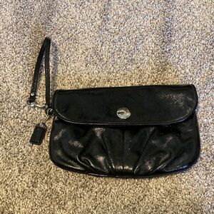 Coach Chic Black Wristlet Clutch